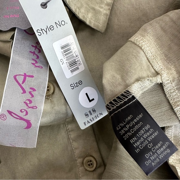 Pretty Angel Olive Green Tunic Top - Picture 11 of 11